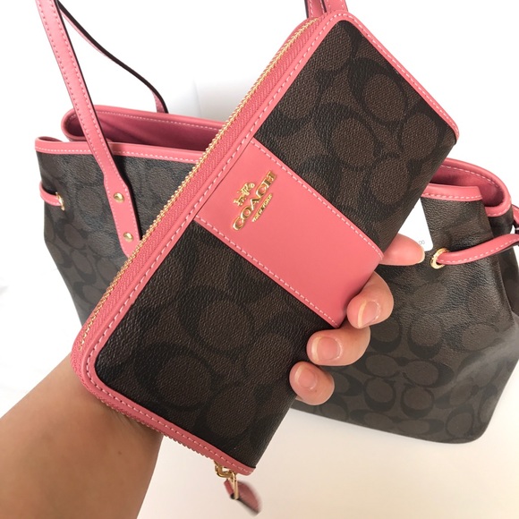 ❤️🌷coach carryalldrawstring tote set/shoulder bag - Picture 3 of 8